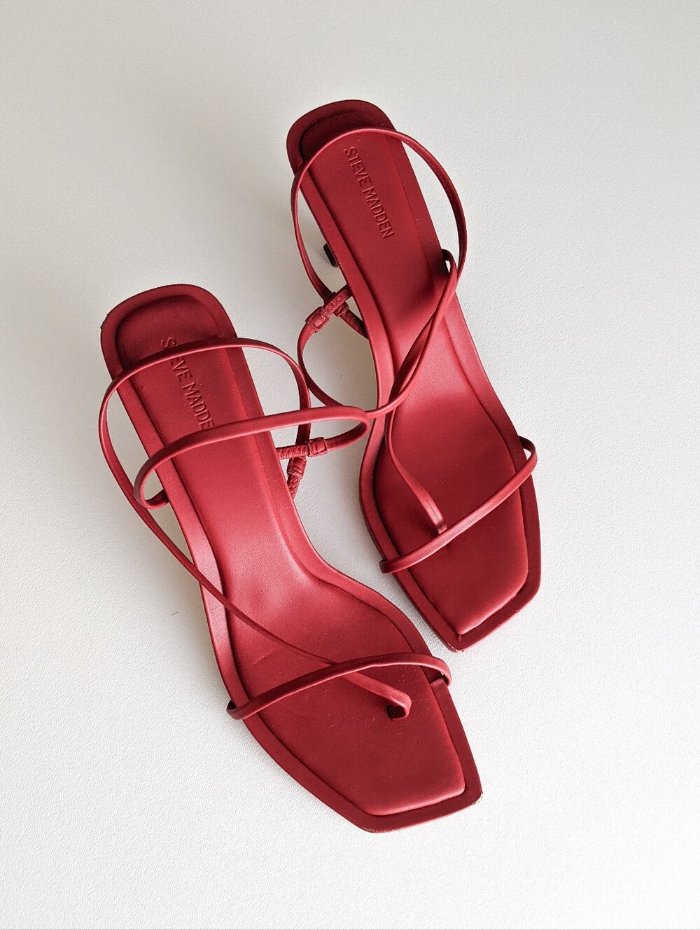 Steve Madden Red Kitten Stiletto Heels Size 11